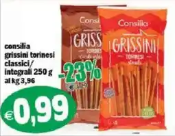 Il Castoro Supermercati Consilia grissini torinesi offerta