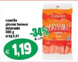 Il Castoro Supermercati Consilia grissini torinesi ristorante offerta