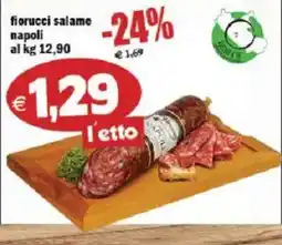 Il Castoro Supermercati Fiorucci salame napoli offerta