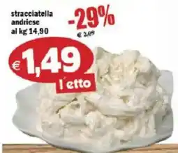 Il Castoro Supermercati stracciatella andriese offerta