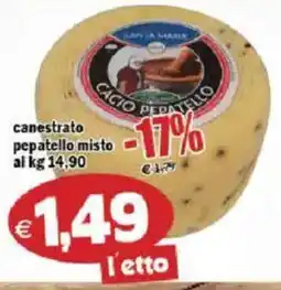 Il Castoro Supermercati Cacio Pepatello offerta