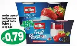 Il Castoro Supermercati müller yogurt frutta offerta