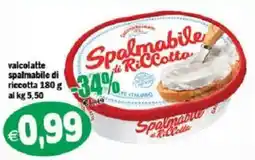 Il Castoro Supermercati Spalmabile di Ricotta offerta