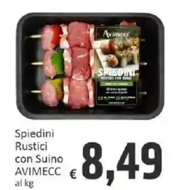 Paghi Poco Spiedini Rustici con Suino AVIMECC offerta
