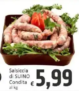 Paghi Poco Salsiccia di SUINO Condita offerta