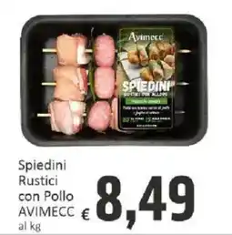 Paghi Poco Spiedini Rustici con Pollo AVIMECC offerta