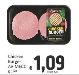 Paghi Poco Chicken Burger Avimecc offerta