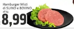 Paghi Poco Hamburger Misti di SUINO e BOVINO offerta