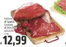 Paghi Poco Fettine di Spalla, Costata di BOVINO ADULTO offerta