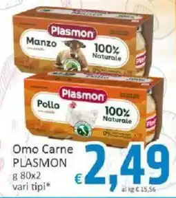 Paghi Poco Omo Carne PLASMON offerta