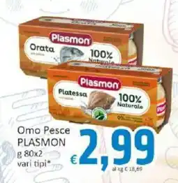 Paghi Poco Omo Pesce PLASMON offerta