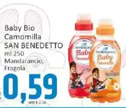 Paghi Poco Baby bio camomilla san benedetto offerta