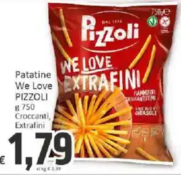 Paghi Poco Patatine We Love Pizzoli offerta
