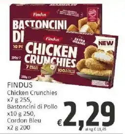 Paghi Poco Findus Chicken Crunchies offerta