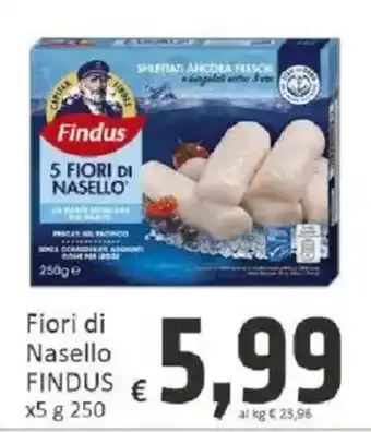 Paghi Poco Fiori di Nasello Findus offerta