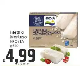 Paghi Poco Filetti di Merluzzo FROSTA offerta