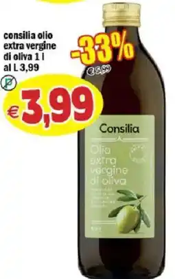 Il Castoro Supermercati Consilia olio extra vergine di oliva offerta