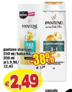 Il Castoro Supermercati Pantene shampoo offerta