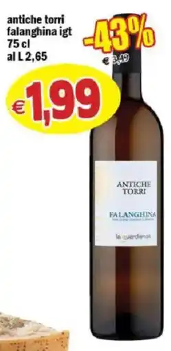 Il Castoro Supermercati Antiche Torri Falanghina offerta