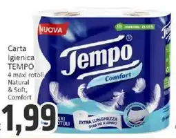 Paghi Poco Carta Igienica Tempo Comfort offerta