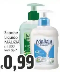 Paghi Poco Sapone Liquido Malizia offerta