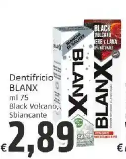 Paghi Poco Dentifricio BLANX Black Volcano, Sbiancante offerta