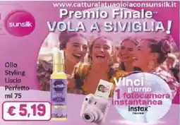 Paghi Poco Olio Styling Liscio Perfetto Sunsilk offerta