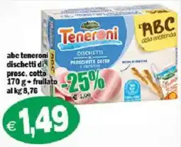 Il Castoro Supermercati Teneroni dischetti di prosc. cotto offerta