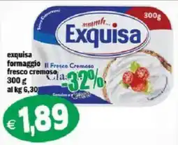 Il Castoro Supermercati Exquisa formaggio fresco cremoso offerta