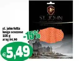 Il Castoro Supermercati st. john fetta lunga scozzese offerta
