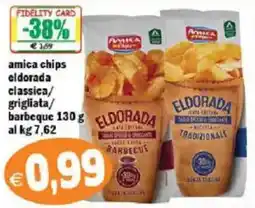 Il Castoro Supermercati Amica chips Eldorada classica offerta