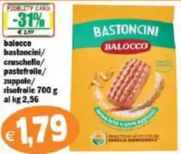 Il Castoro Supermercati Bastoncini Balocco offerta