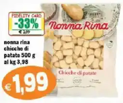 Il Castoro Supermercati Nonna Rina chicche di patate offerta