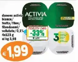 Il Castoro Supermercati Danone Activia bianco offerta