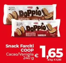 Coop Radenza Biscotto Doppio Cacao/Vaniglia offerta