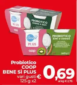 Coop Radenza Probiotico Bene Sì Plus offerta