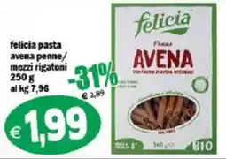Il Castoro Supermercati felicia pasta avena penne offerta