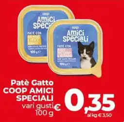 Coop Radenza Patè Gatto COOP AMICI SPECIALI offerta