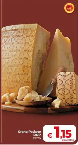 Coop Radenza Grana Padano DOP offerta