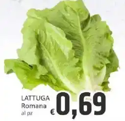 Paghi Poco Lattuga Romana offerta