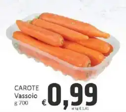 Paghi Poco Carote Vassoio offerta