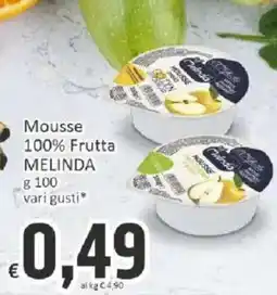 Paghi Poco Mousse 100% Frutta Melinda offerta