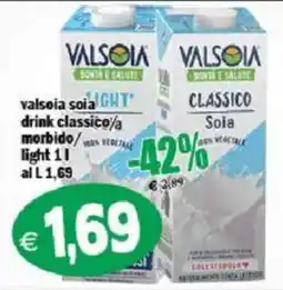 Il Castoro Supermercati Valsòia drink classico offerta