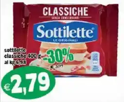 Il Castoro Supermercati Sottilette classiche offerta