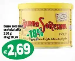 Il Castoro Supermercati Burro SoreSina offerta