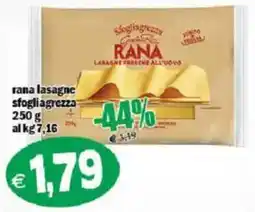 Il Castoro Supermercati Rana lasagne sfogliagrezza offerta