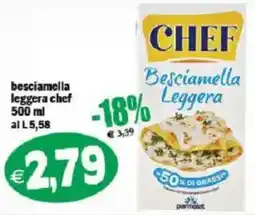 Il Castoro Supermercati Besciamella Leggera Chef offerta