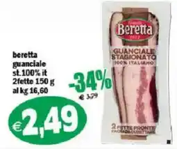 Il Castoro Supermercati Beretta guanciale offerta