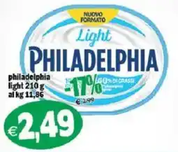 Il Castoro Supermercati Philadelphia light offerta