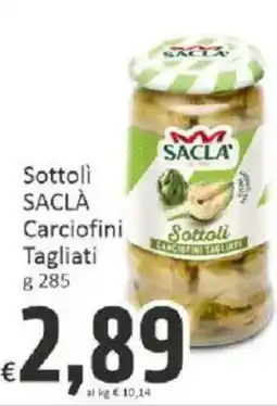 Paghi Poco Sottoli SACLA Carciofini Tagliati offerta